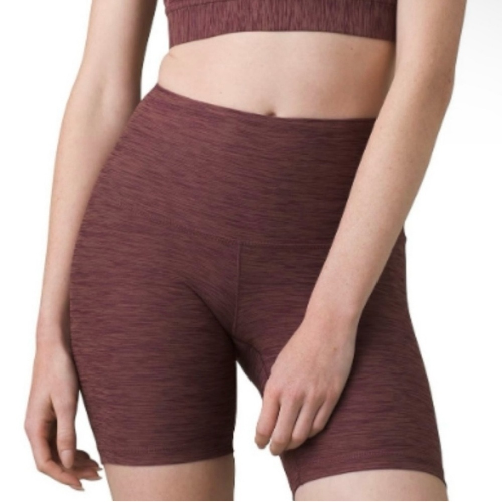Mauve Bike Shorts with Stretchy Fit